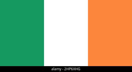 Abstract Flag Ireland Stock Vector