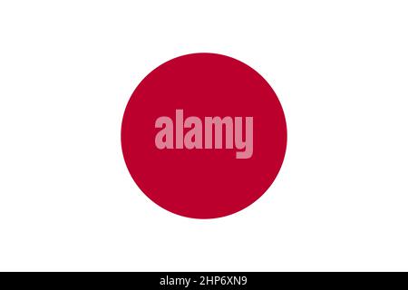 Flag of Japan Stock Vector
