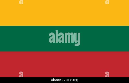 Abstract Flag Lithuania Stock Vector