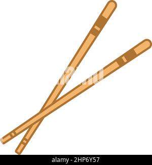 chopsticks icon vector illustration design template Stock Vector