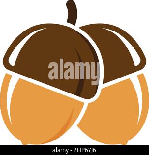 oak acorn vector illustration design Stock Vector