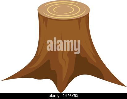 tree stump icon vector illustration design template Stock Vector