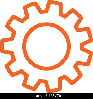 Gear  Template vector icon illustration Stock Vector