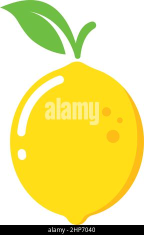 lemon  fruit  vector  illustration concept  design Stock Vector