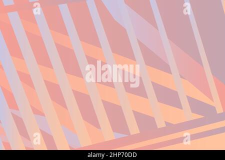 Minimal cover graphic, copy space design. Pastel pink retro gradient colors. Abstract texture geometric lines pattern. Striped fluid trendy background. Artistic simple modern template vector banner Stock Vector