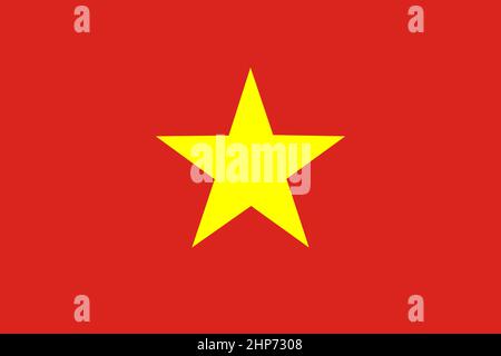 Abstract Flag Vietnam Stock Vector