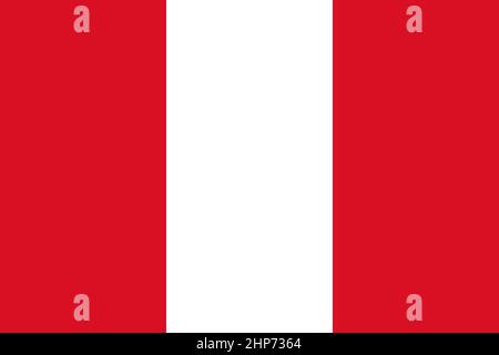 Abstract Flag Peru Stock Vector