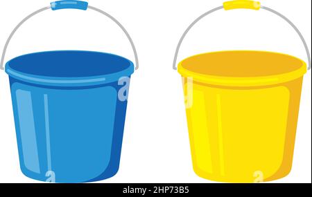 bucket icon vector illustration design template Stock Vector
