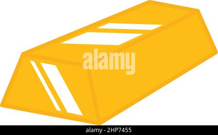 gold bars icon vector illustration design template Stock Vector