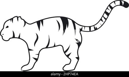 tiger baby  icon vector illustration design Stock Vector