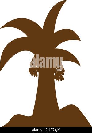 date fruit tree vector illustration design Stock Vector