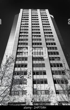 Abstract architecture in black and white Stock Photo