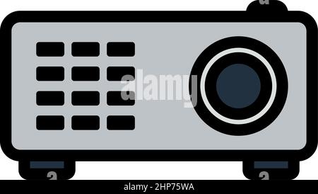 Video Projector Icon Stock Vector