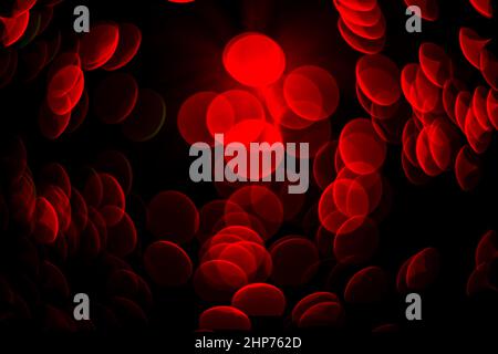 multicolored abstract background with balls floating Stock Photo