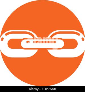 chain steel vector icon illustration design Stock Vector