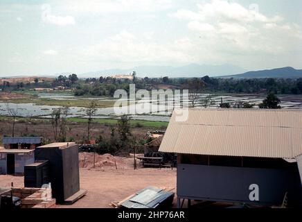 Vietnam War Photos: Looking southwest to Rice Paddies, from Hill 10, May 1969 - PD photo courtesy of USMC Stock Photo