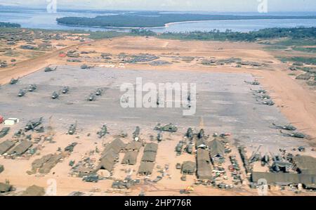 MAG-36 helicopter landing pads at Chu Lai - September 1965 - PD Photo ...