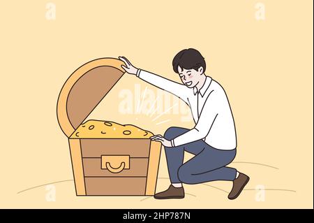 Success wealth and riches concept Stock Vector