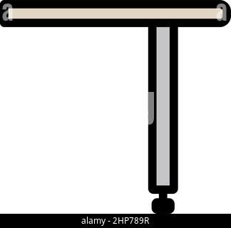 Briefing Table Console Icon Stock Vector