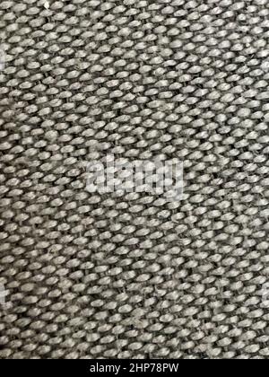 extreme macro close up of cotton fabric fiber, textile fibers texture pattern Stock Photo