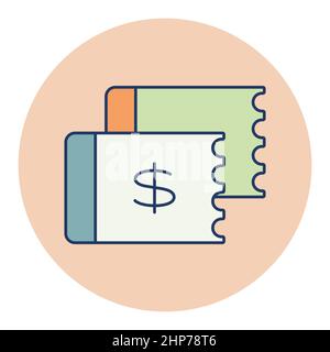 Discount coupon vector flat icon Stock Vector