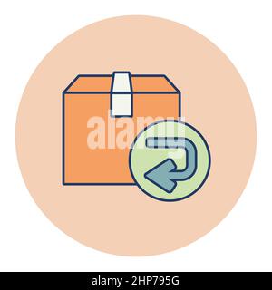 Return purchase vector flat icon Stock Vector