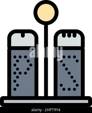 Icon Of Pepper And Salt Stock Vector