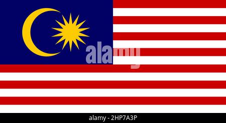 Abstract Flag Malaysia Stock Vector