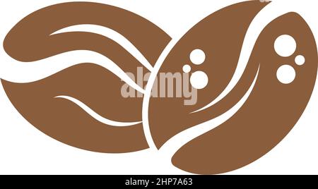 Coffee Beans Template vector icon Stock Vector