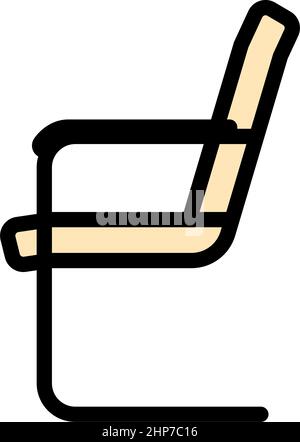 Guest Office Chair Icon Stock Vector