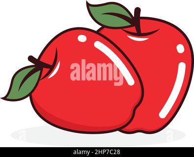 Apple icon vector illustration design Stock Vector