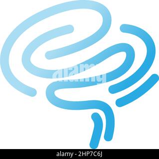 Brain Logo vector icon Template Stock Vector