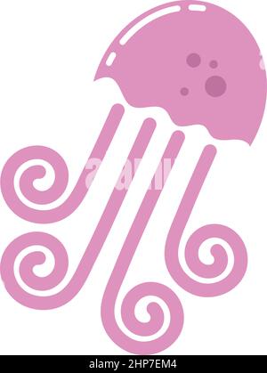 jelly fish icon vector illustration design Stock Vector