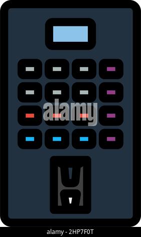Icon Of Coffee Selling Machine Stock Vector
