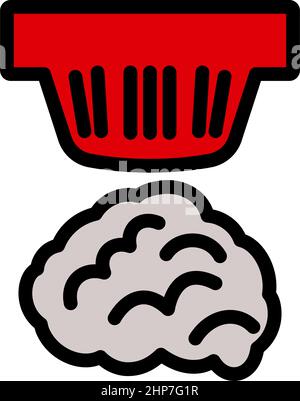 Smoke Sensor Icon Stock Vector