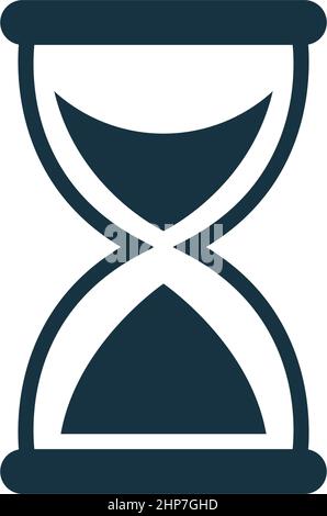 Clock time icon logo design template Stock Vector