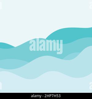 wave background vector illustration  design Stock Vector