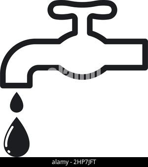 faucet  icon vector design Stock Vector