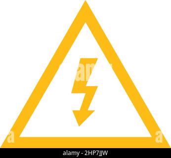 hight voltage icon vector illustration design Stock Vector
