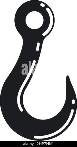 Crane hook vector icon illustration design Stock Vector