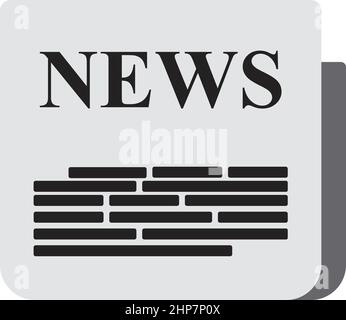 Newspaper Icon Stock Vector