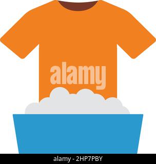 Laundry Clothes Icon Stock Vector