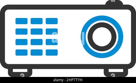 Video Projector Icon Stock Vector