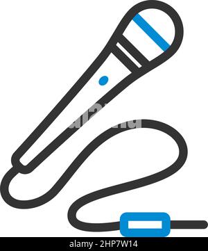 Karaoke Microphone Icon Stock Vector