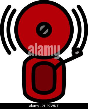 Fire Alarm Icon Stock Vector