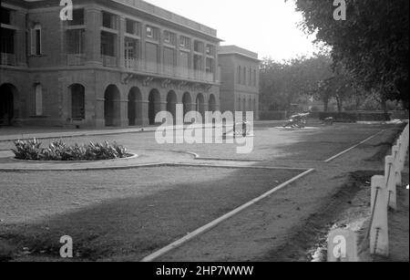 Middle East History: Sudan. Khartoum. The British military barracks  Location:  Sudan--Khartoum  ca.  1936 Stock Photo