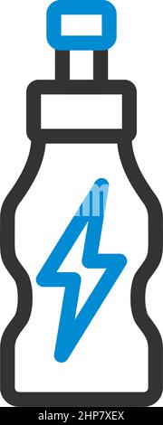 Icon Of Energy Drinks Bottle Stock Vector