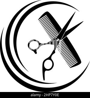 scissors and comb clip art