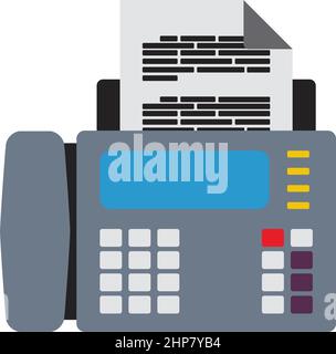 Fax Icon Stock Vector