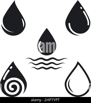 water drop icon vector illustration design Stock Vector